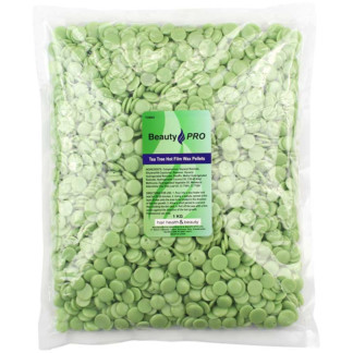 Beauty Pro Tea Tree Hot Film Wax Pellets, 1kg