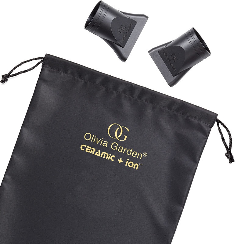 images Carrier bag and attachments for the 2000W Olivia Garden Ceramic and Ion Professional Hair Dryer