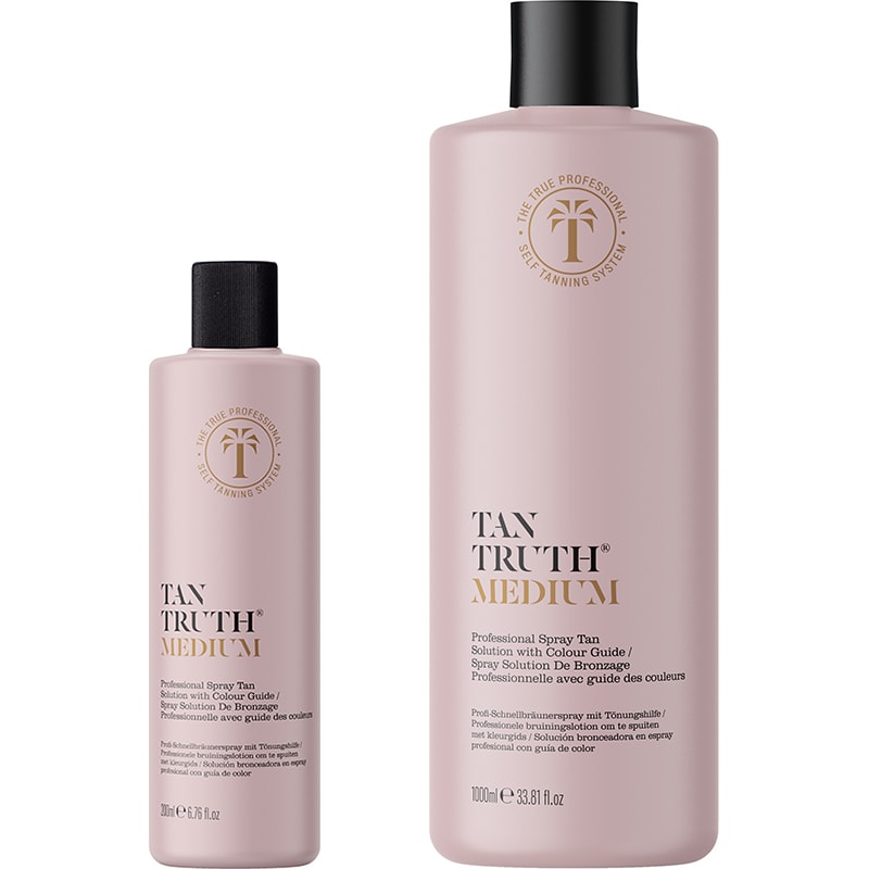 Tan Truth Professional Spray Tan Solution with Colour-Guide,-Medium
